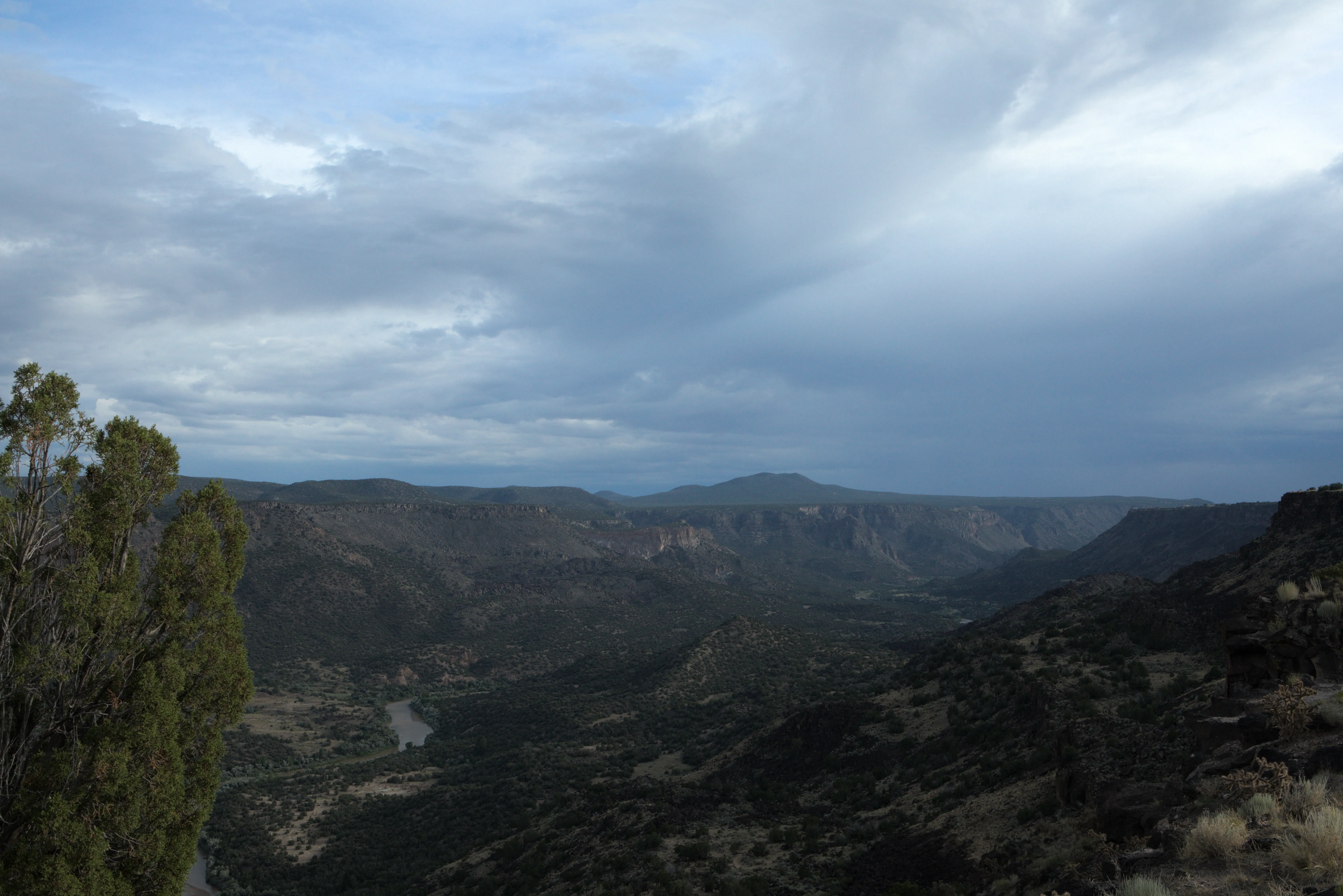 View of the Rio Grande valley from the White Rock Overlook