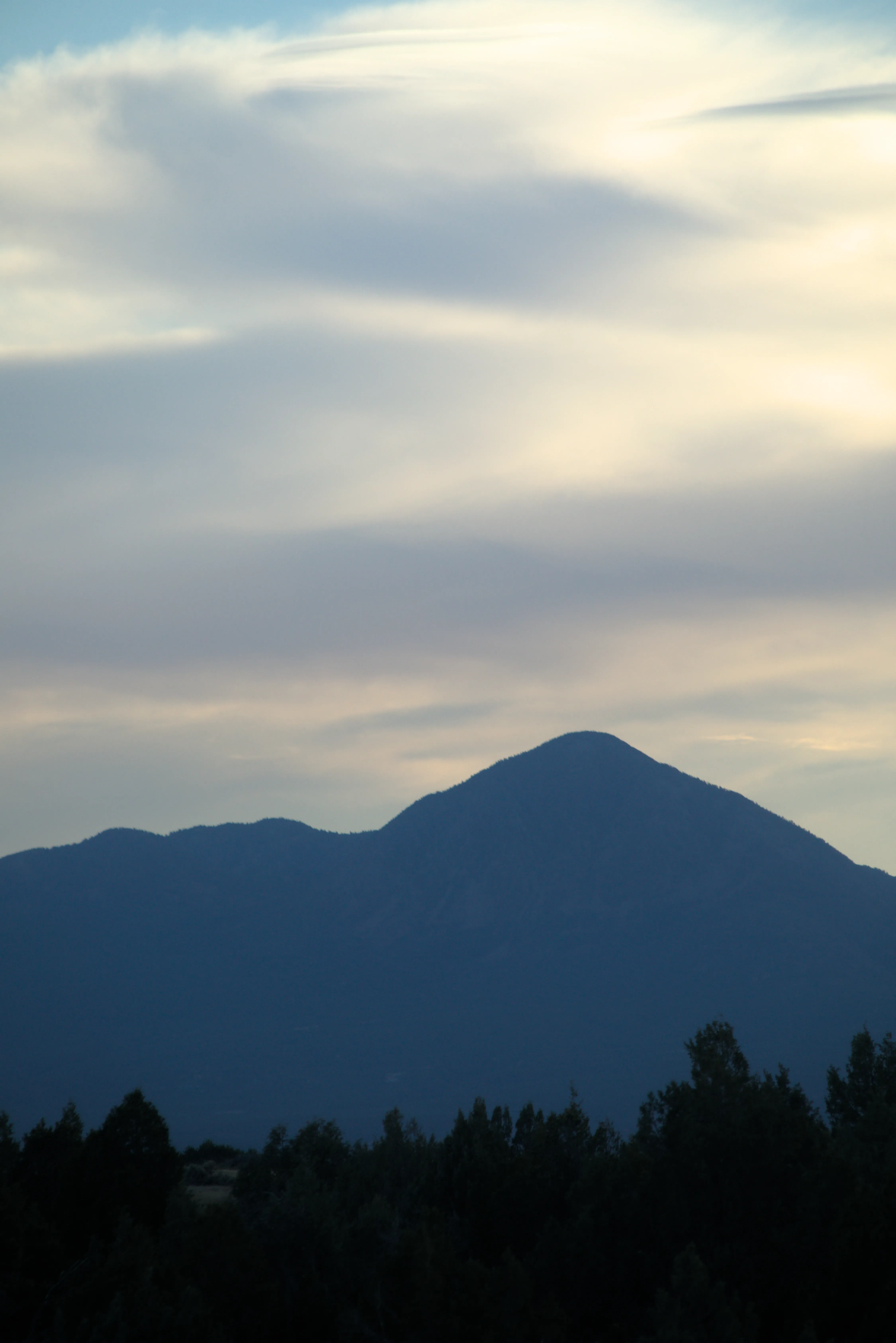 View of Ute Mountain in South West Colorado