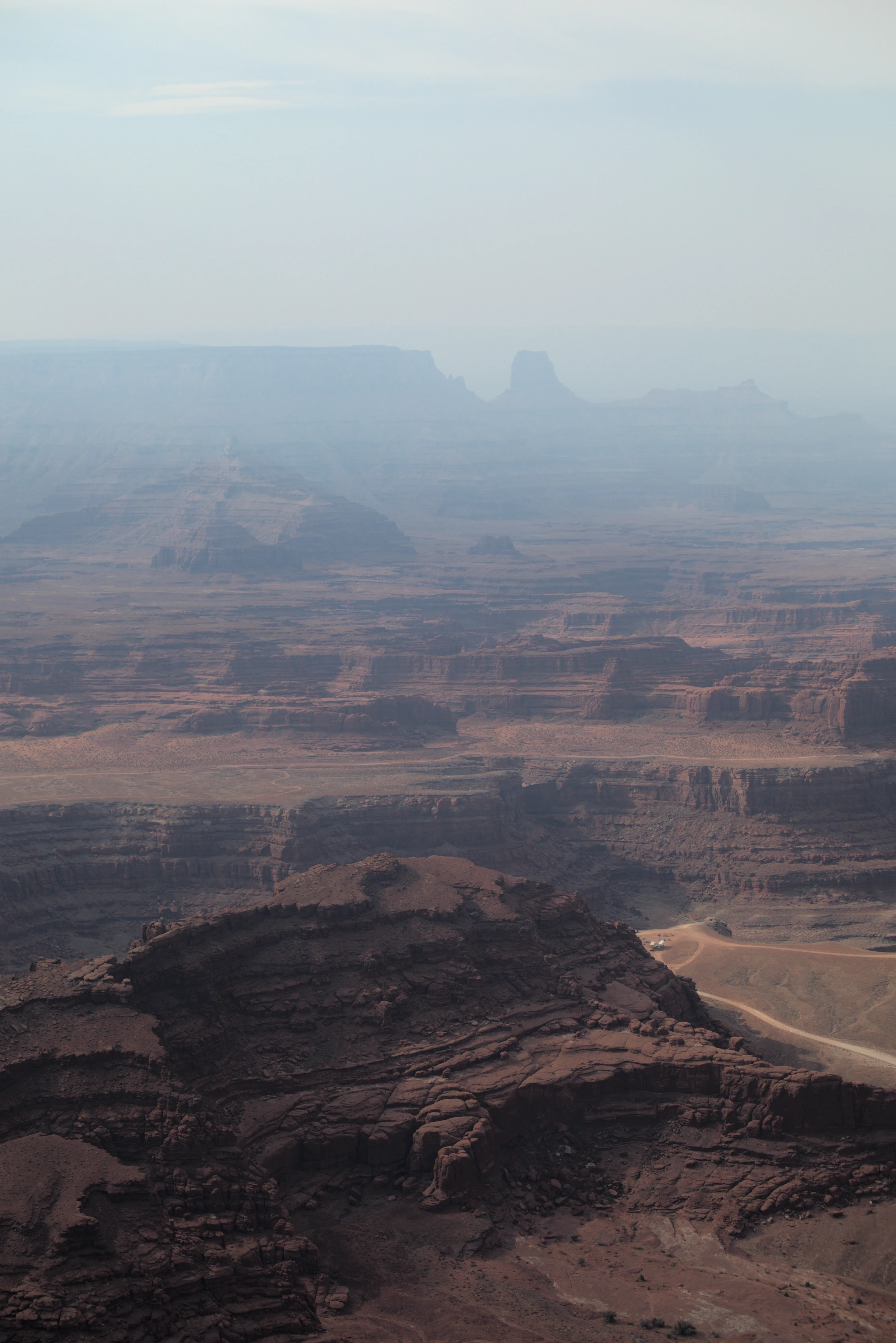 View of the canyons at Dead Horse Point