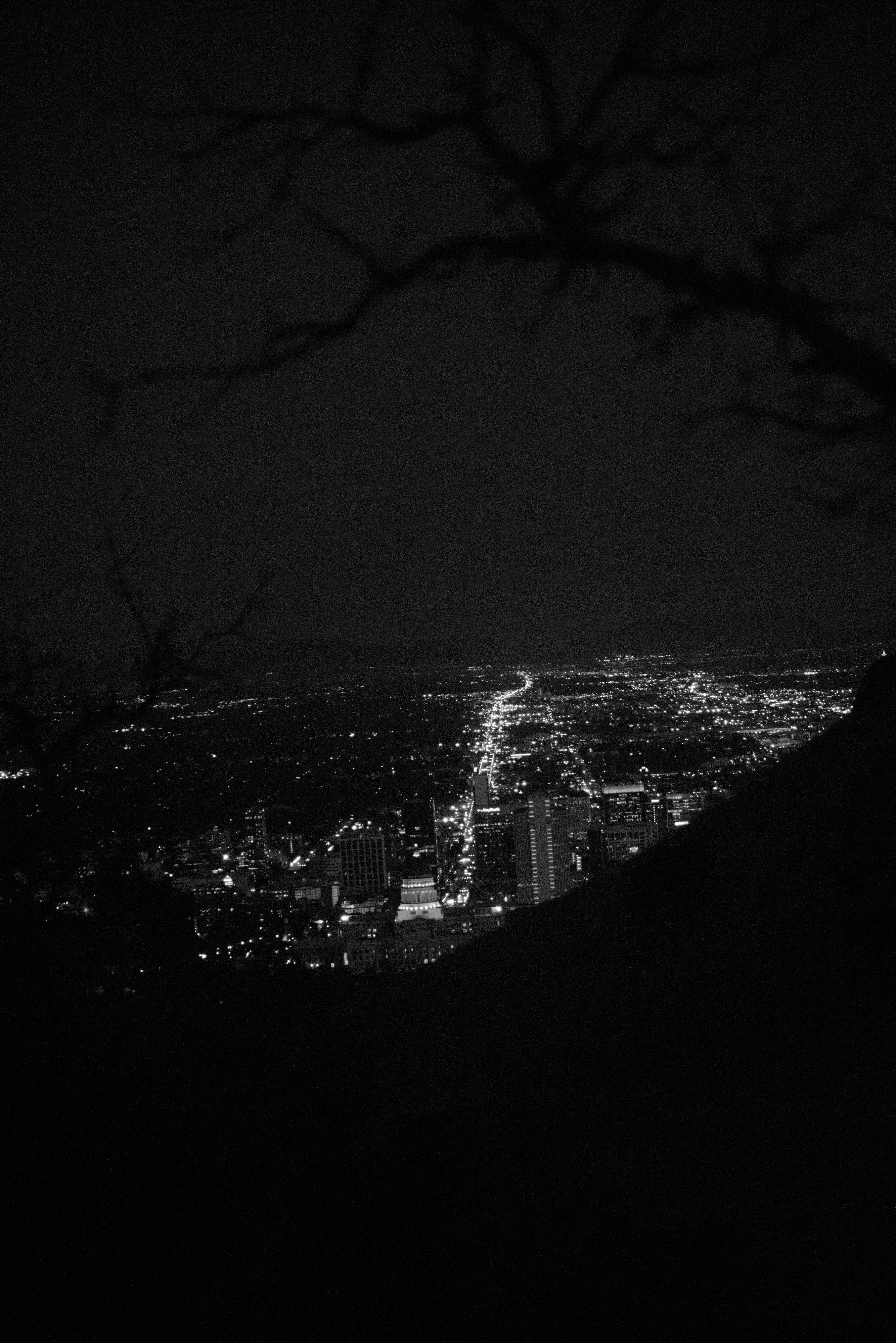 View of Salt Lake City from Ensign Peak Trail