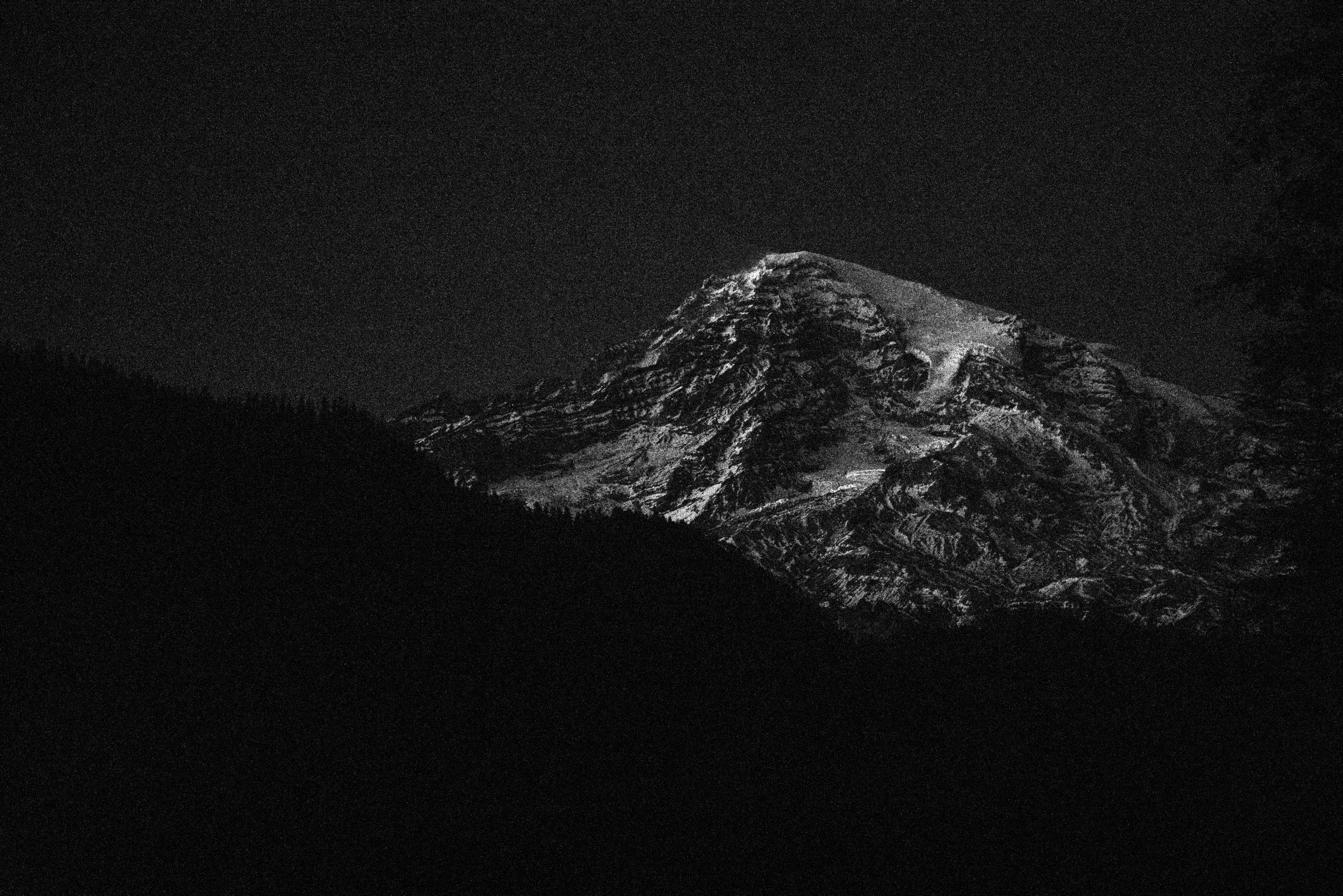 Mount Rainer at dusk