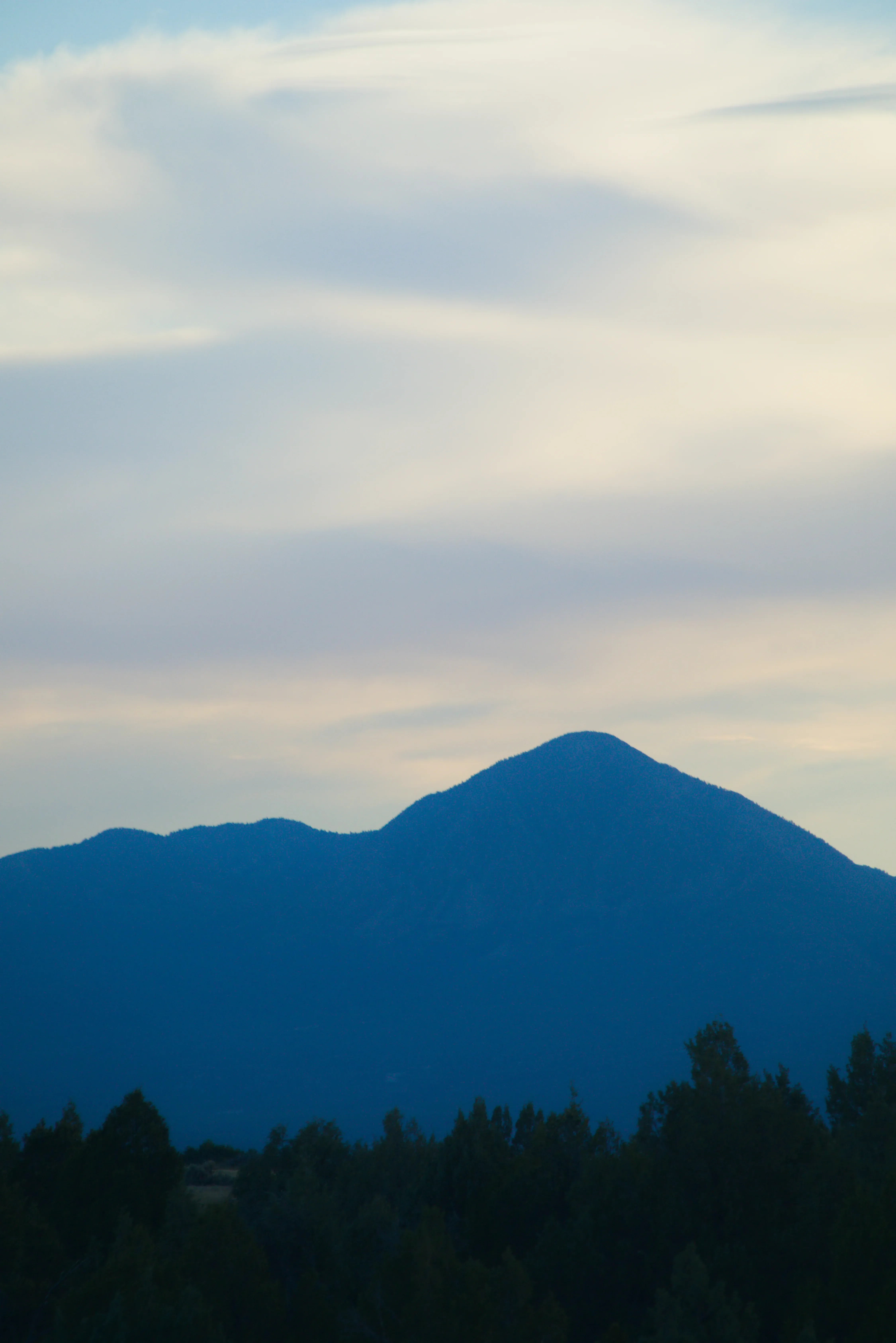 View of Ute Mountain in South West Colorado