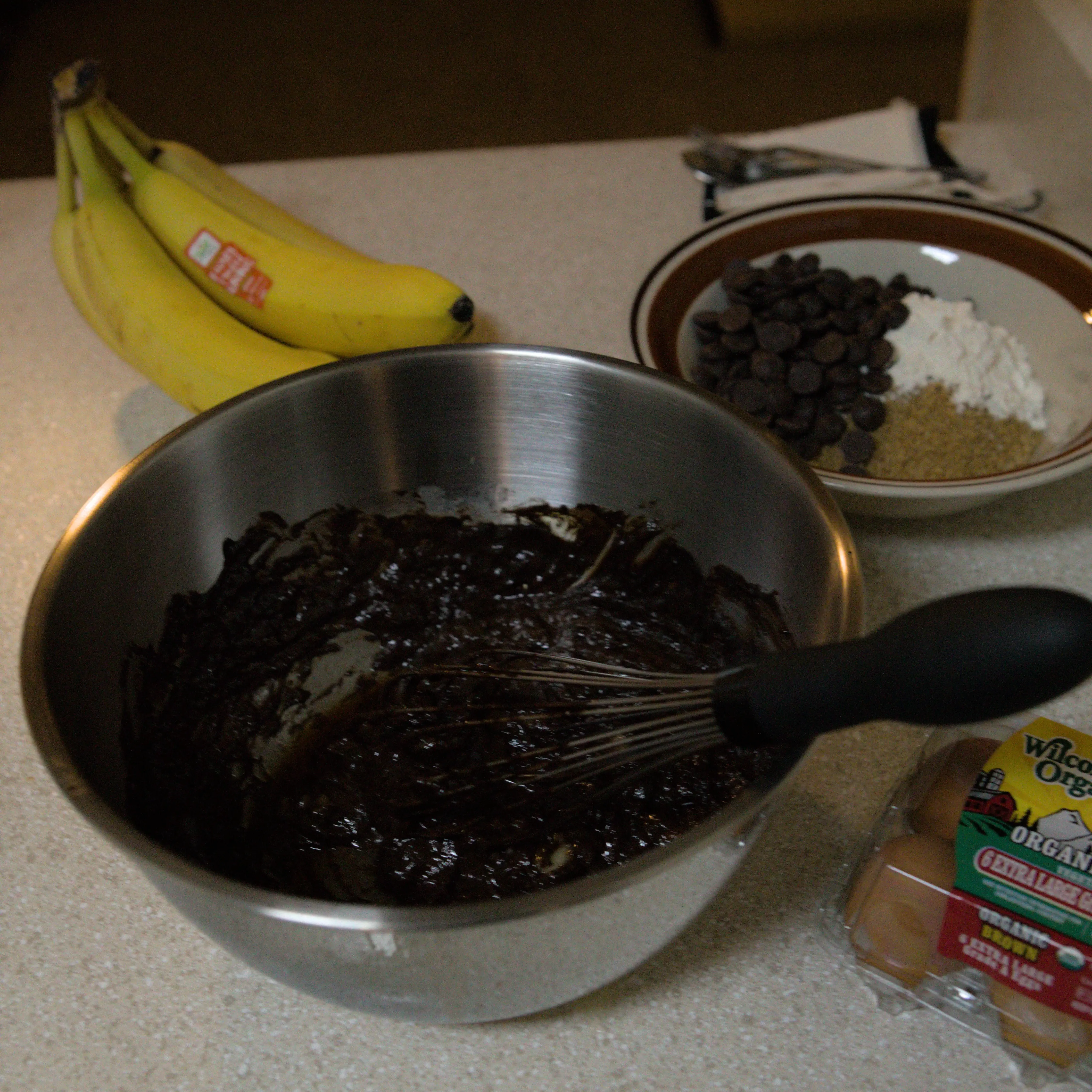 Wisked wet ingredients