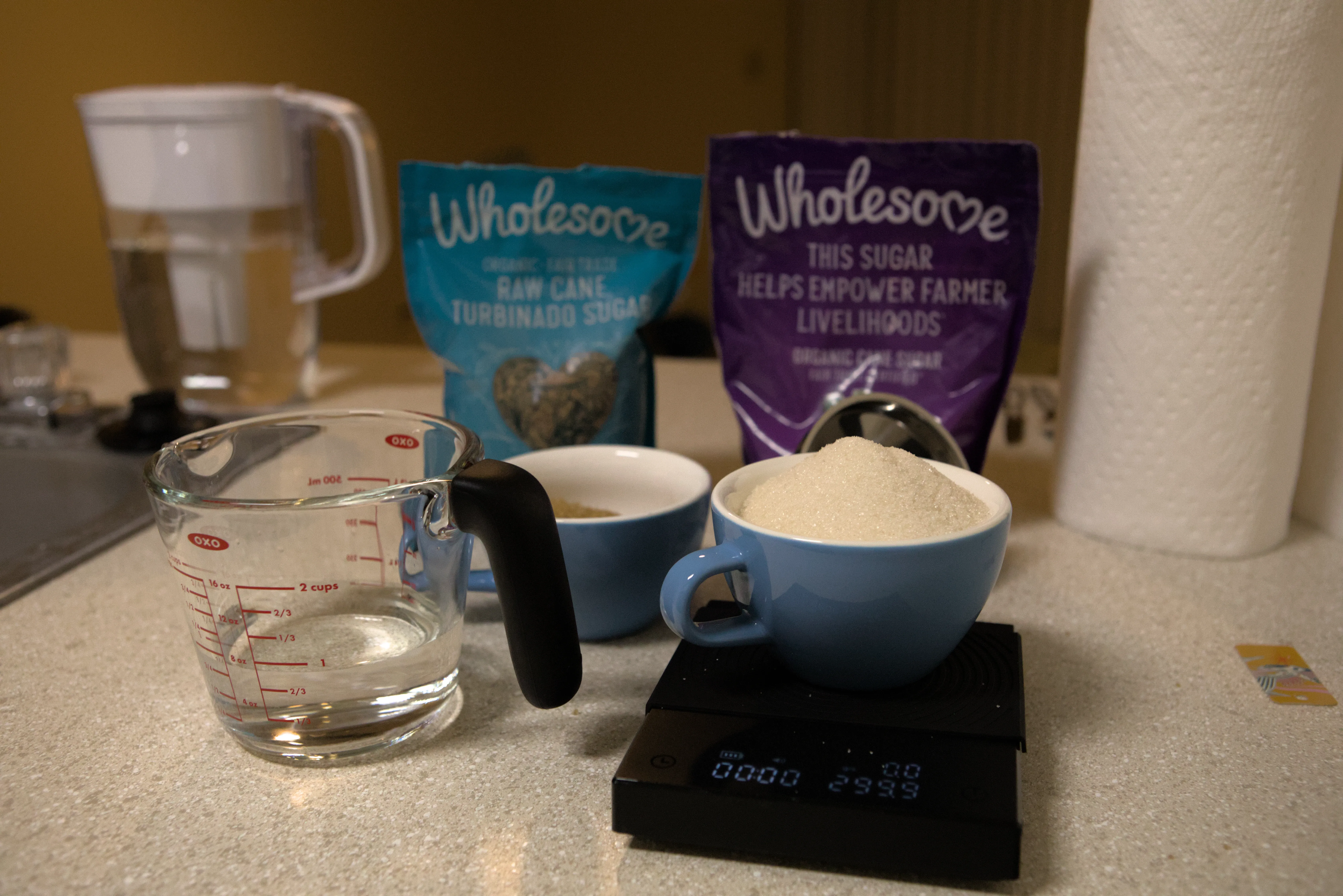 Ingredients for Simple Syrup